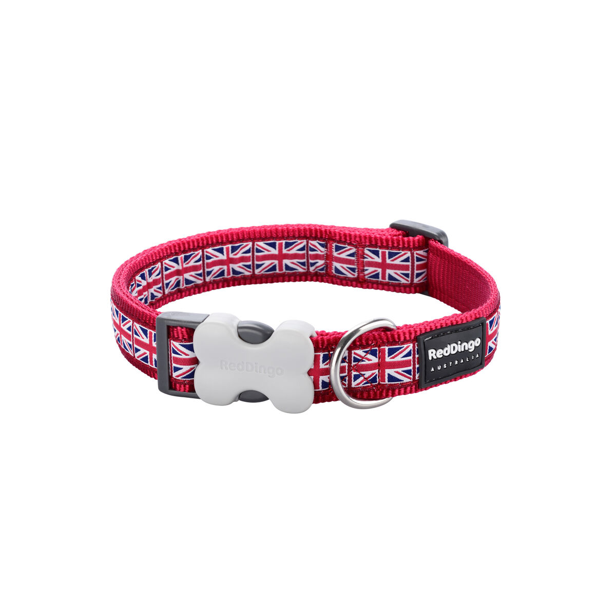 Koera kaelarihm Red Dingo STYLE UNION JACK FLAG 31-47 cm